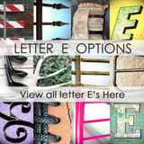 E Letter Choices - View all letter E's Here - Not for Purchase