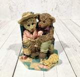 Vintage 1995 Ganz Cottage Collectibles Bears, Dempster and Penelope First Love