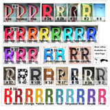R Letter Choices - View all letter R's Here - Not for Purchase