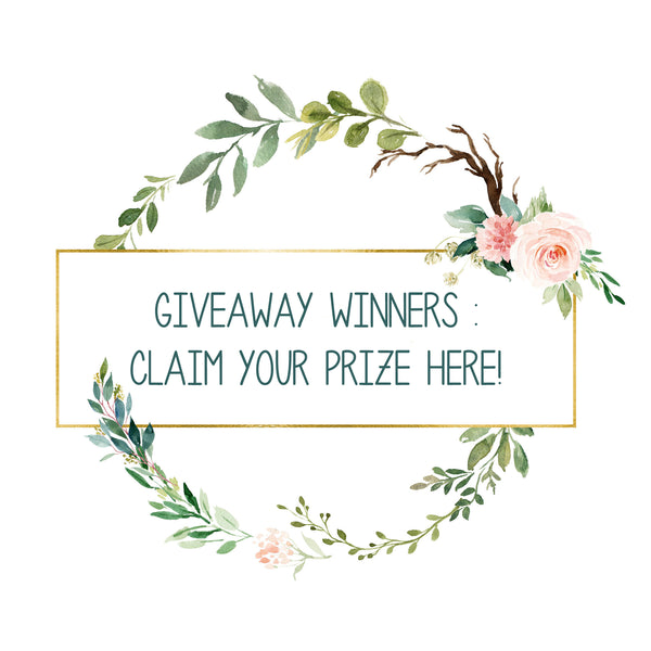Giveaway Winners : Claim Your Prize Here !